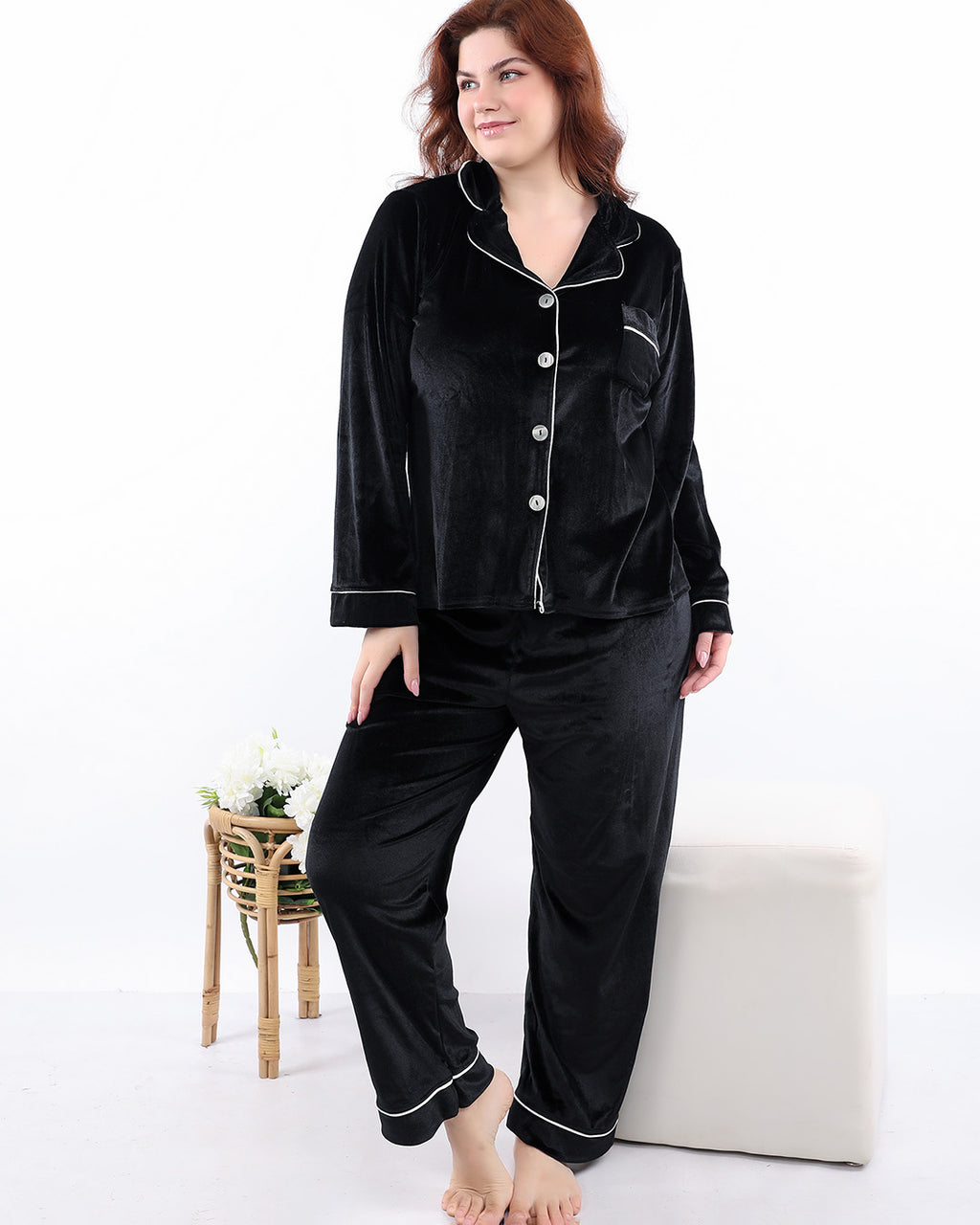 Luminous Light Velvet Pajama