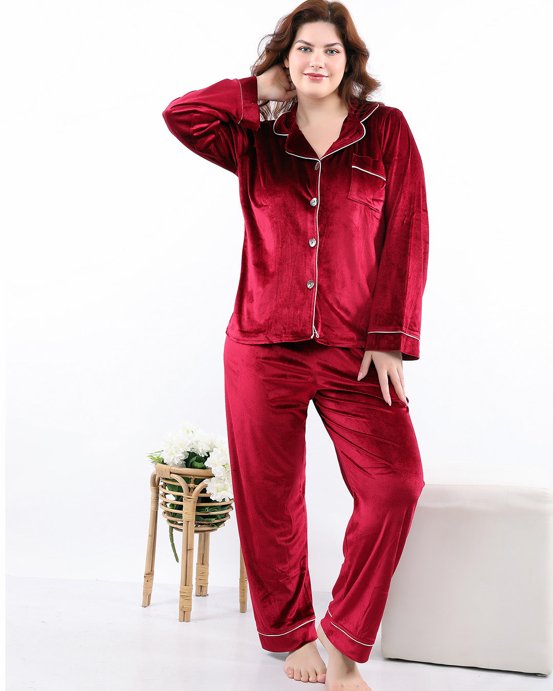 Luminous Light Velvet Pajama