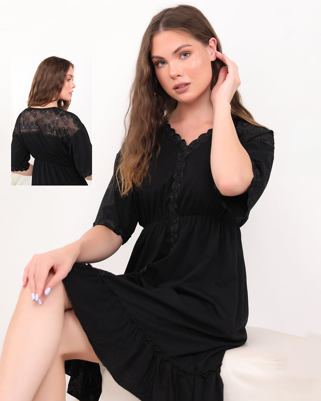 Flora Cotton Nightshirt