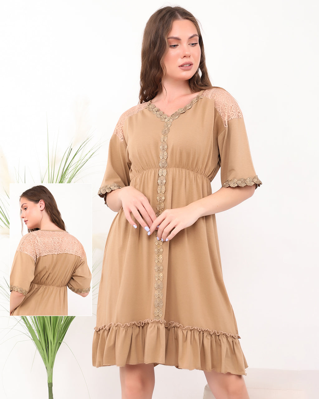 Flora Cotton Nightshirt