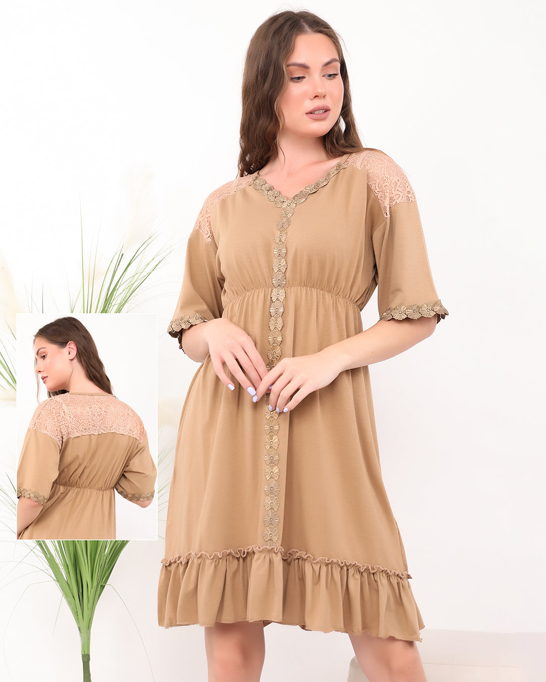 Flora Cotton Nightshirt