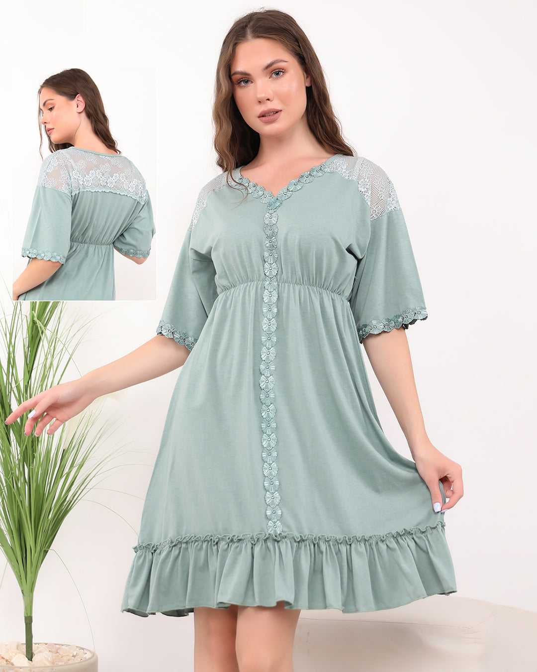Flora Cotton Nightshirt