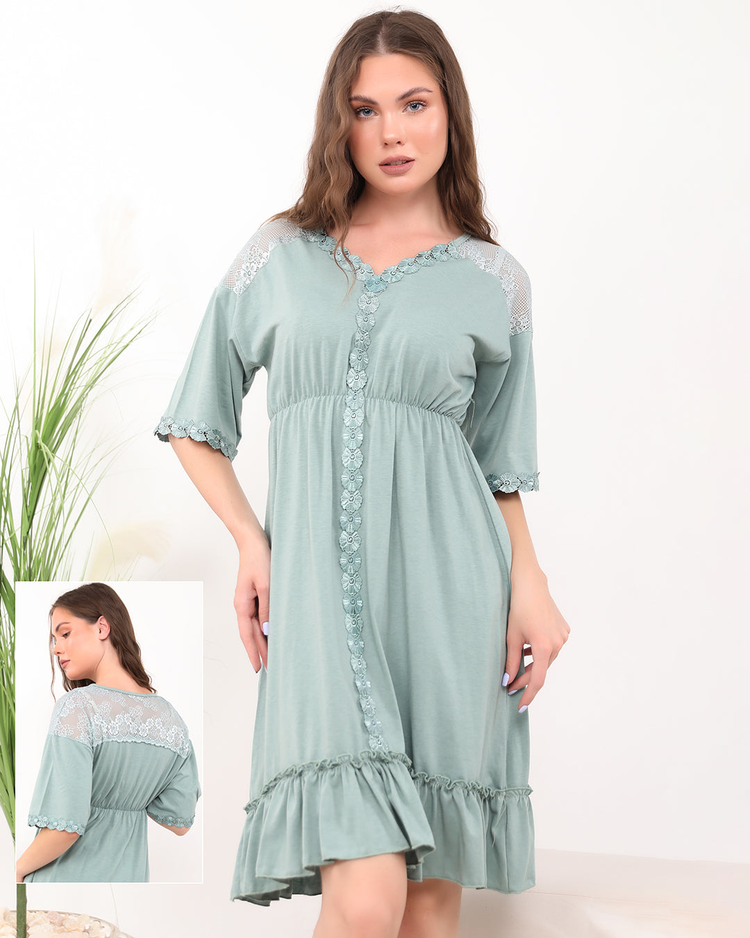 Flora Cotton Nightshirt