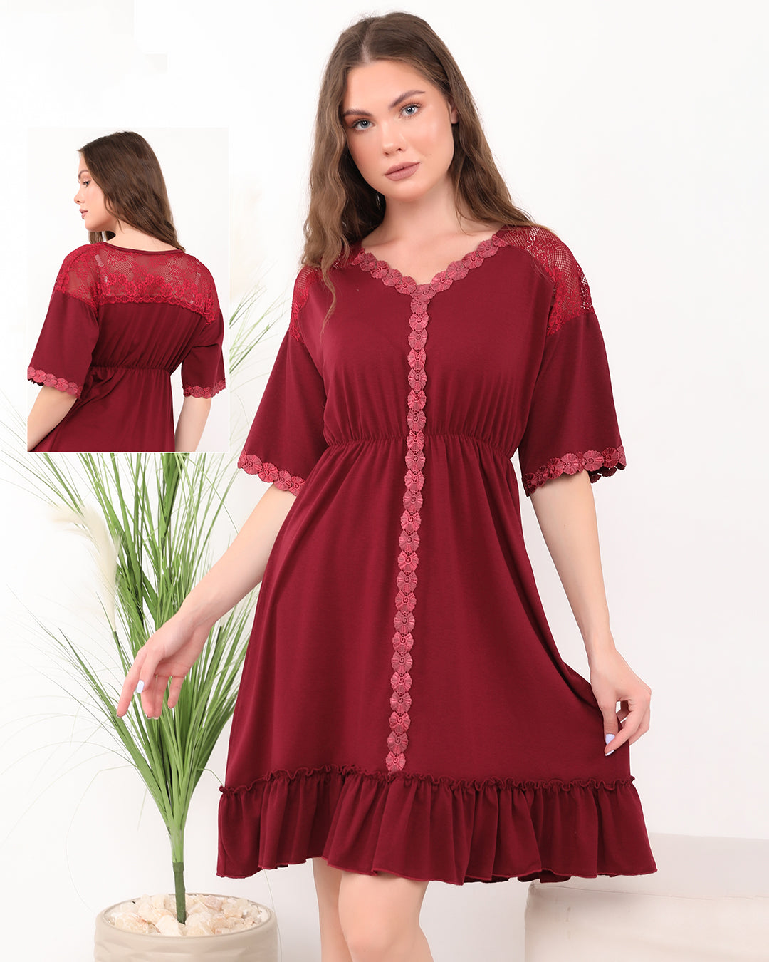 Flora Cotton Nightshirt