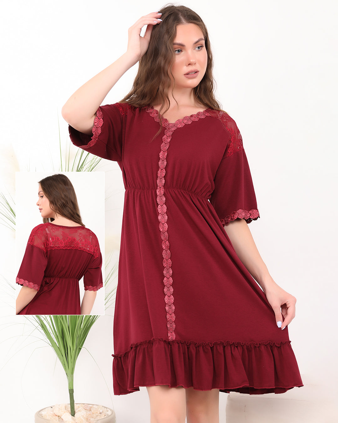 Flora Cotton Nightshirt