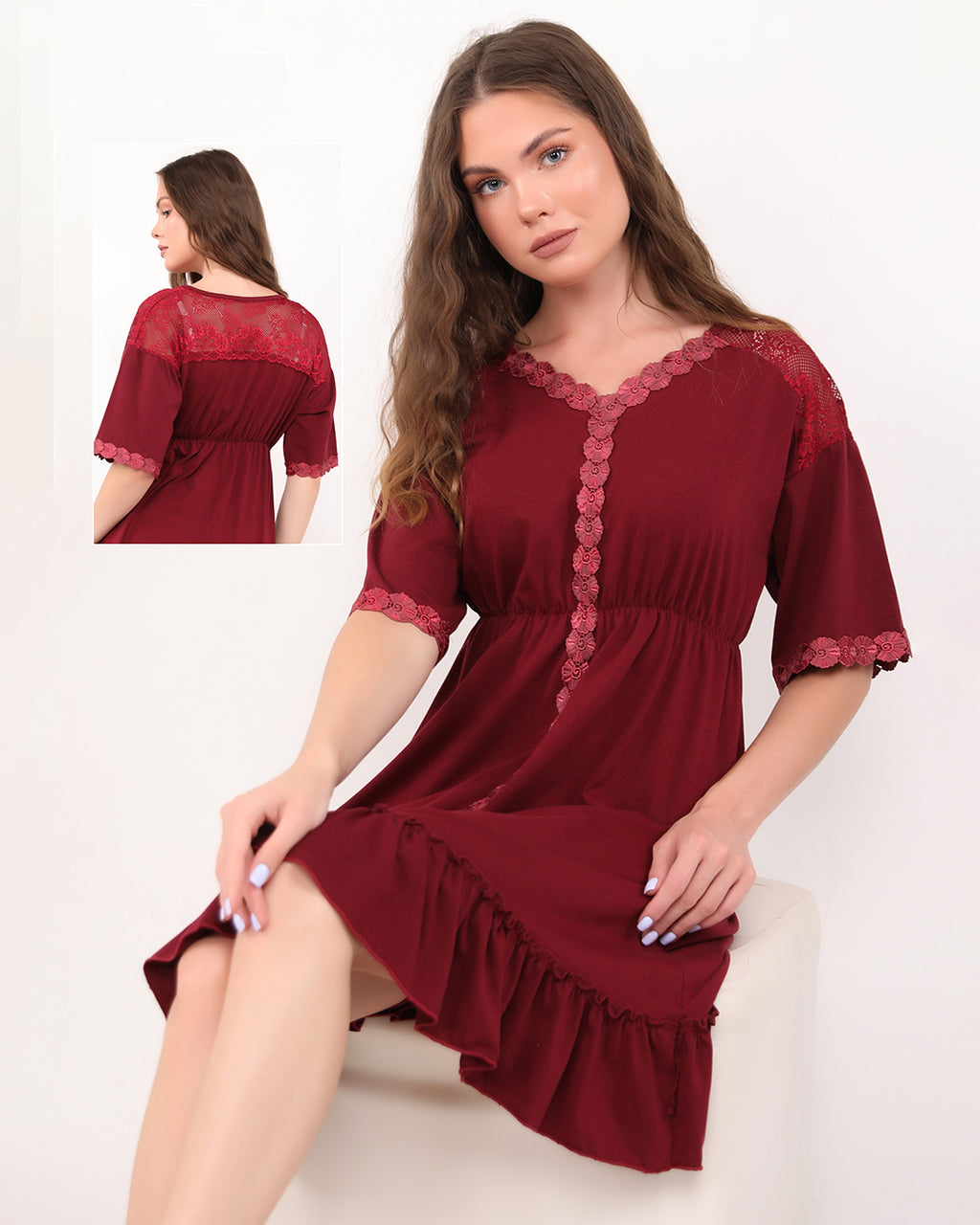 Flora Cotton Nightshirt