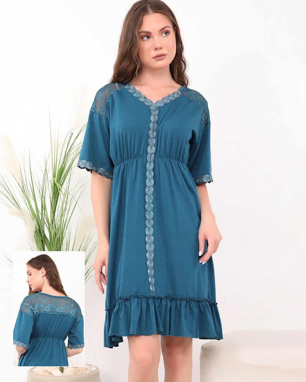 Flora Cotton Nightshirt