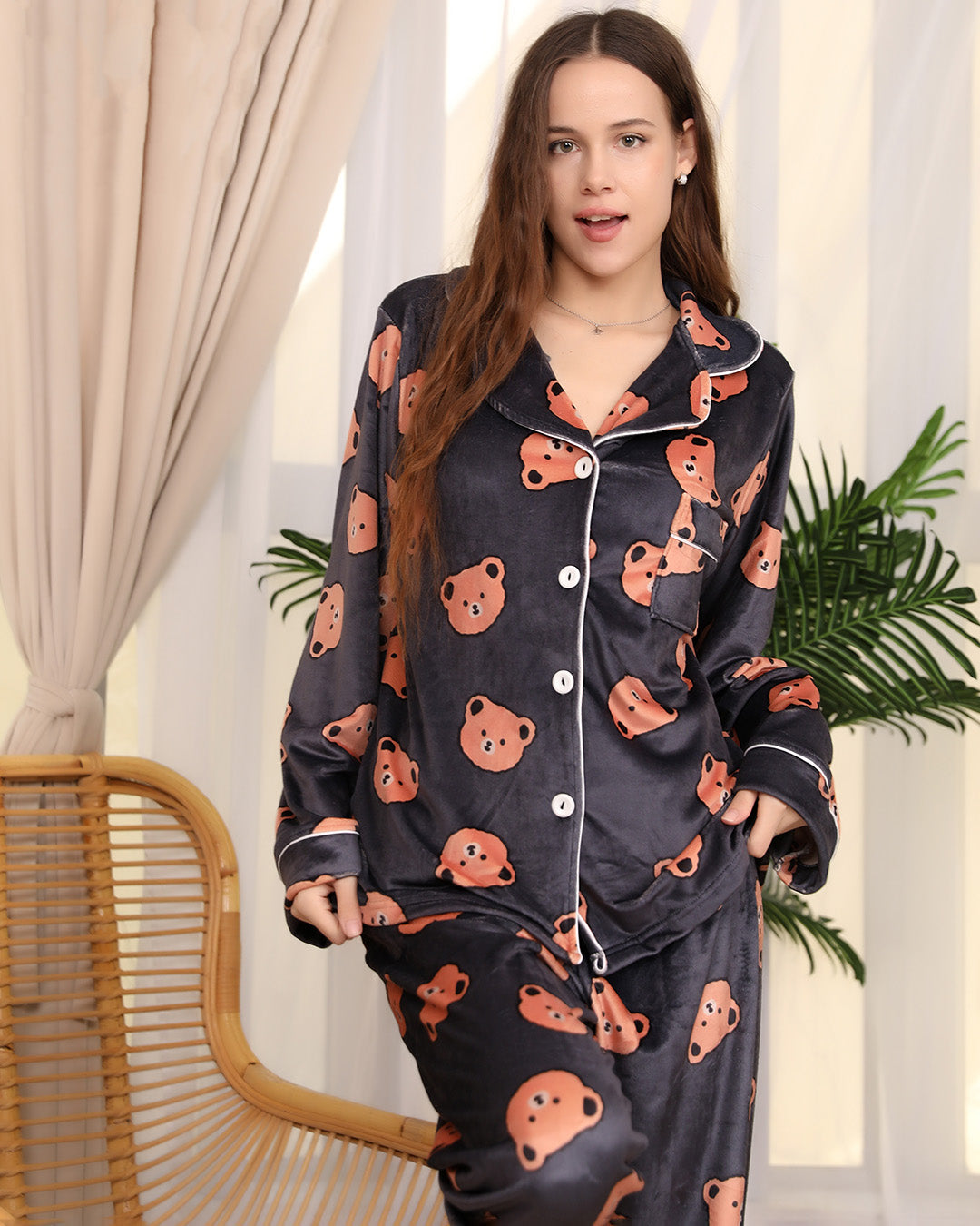 Classic Velvet Bear Pajama