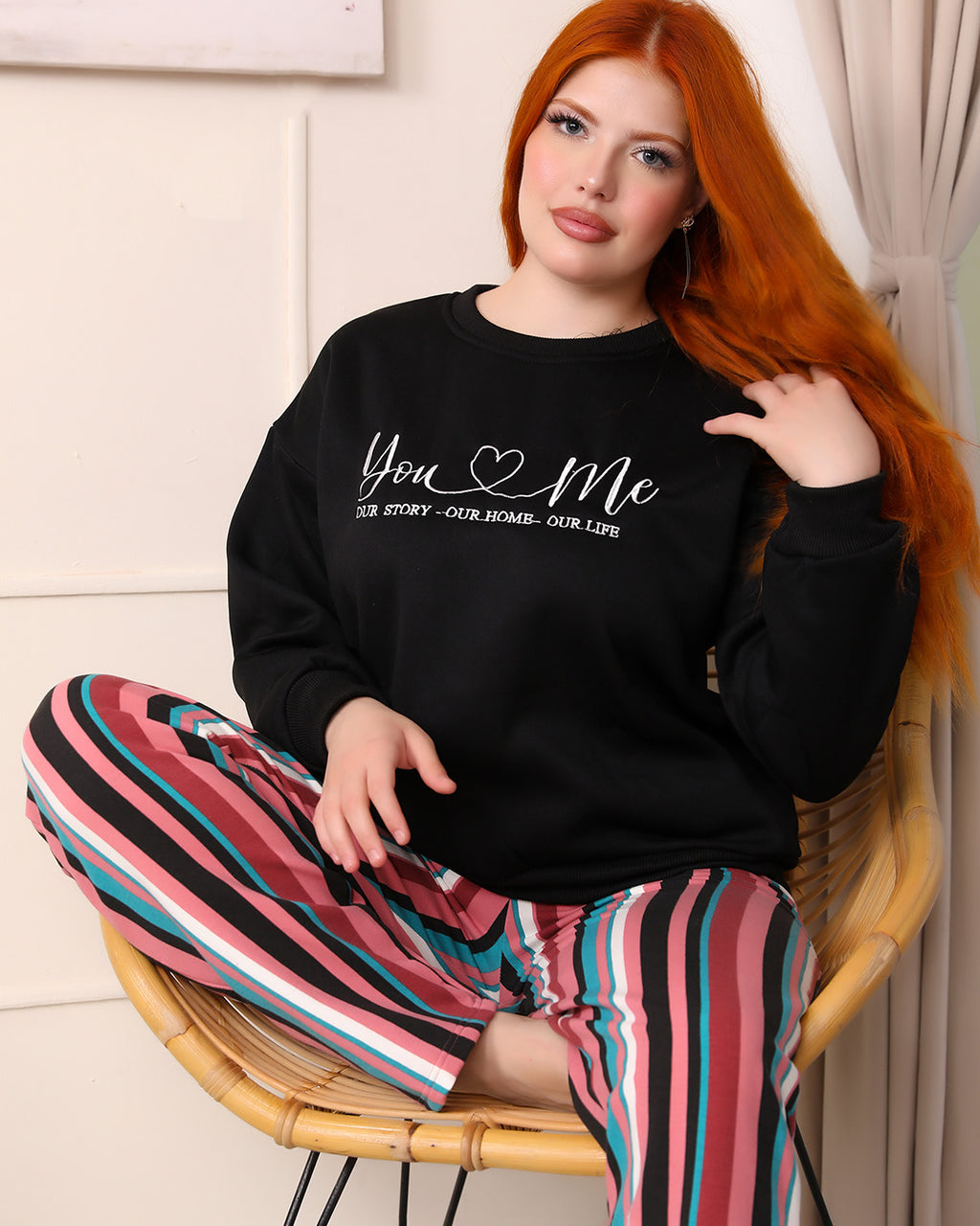 "You ♡ Me" Melton Pajama