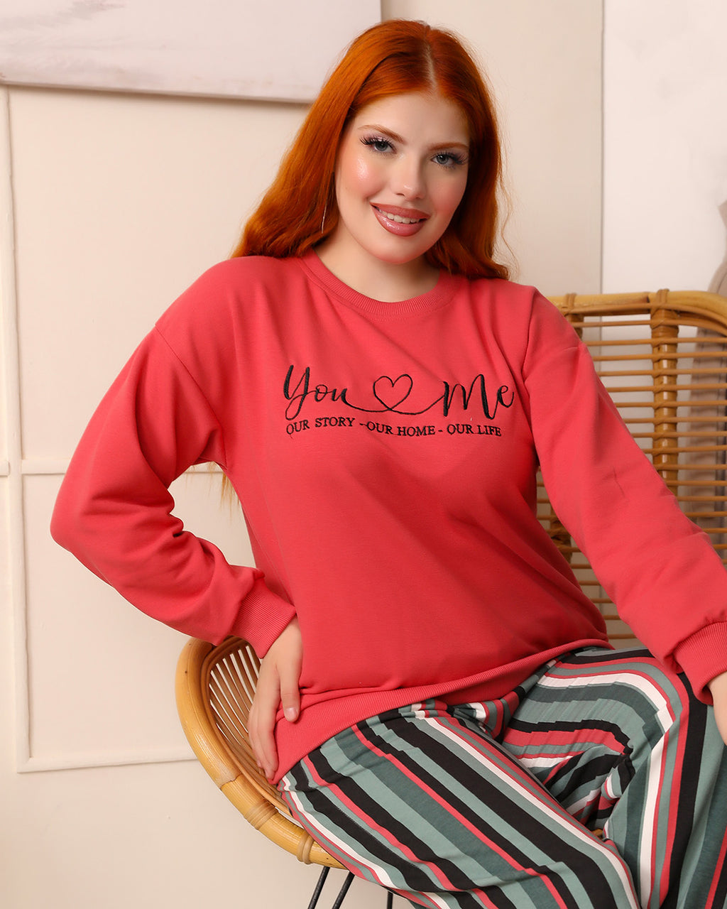 "You ♡ Me" Melton Pajama