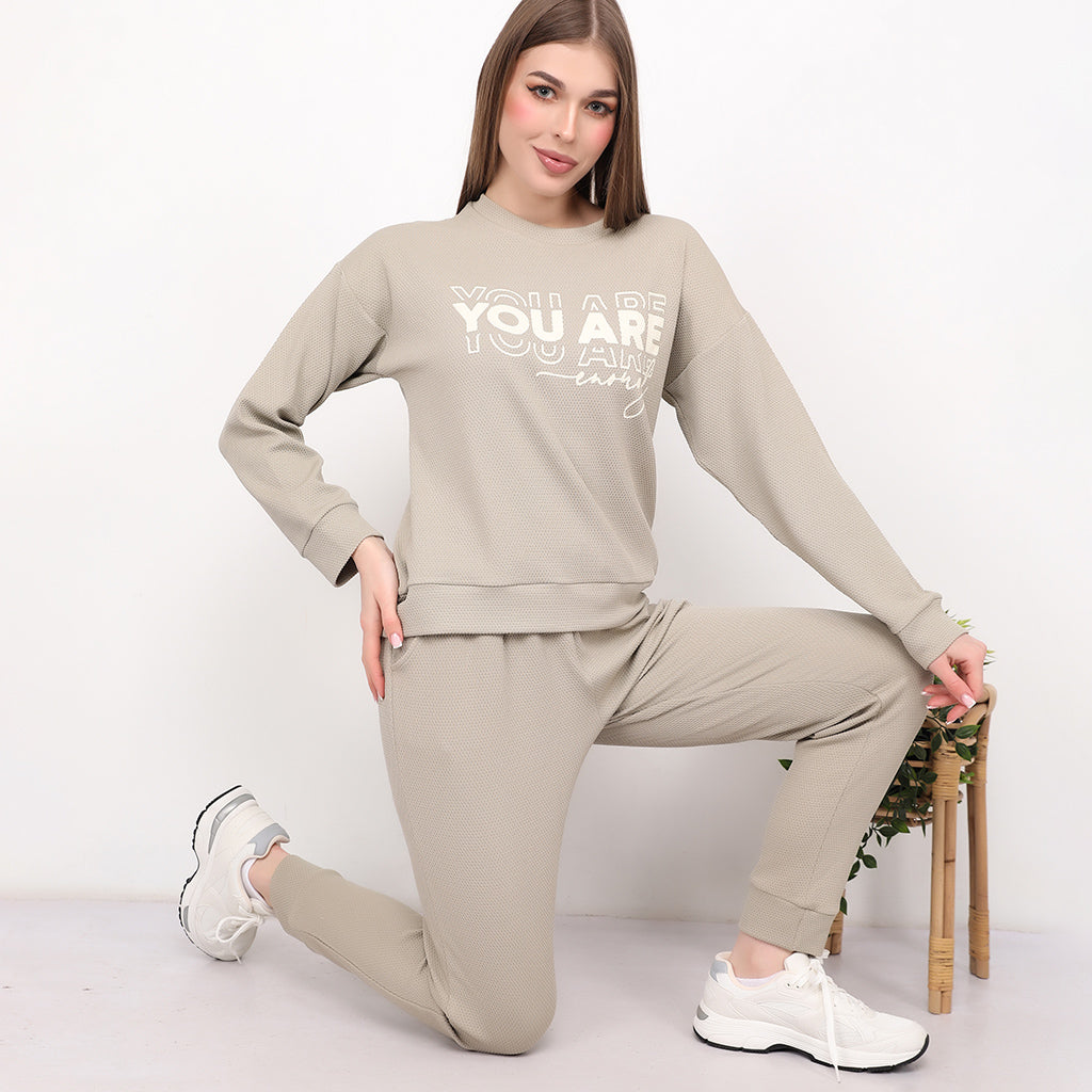 Jacquard Pajama You Are Enough