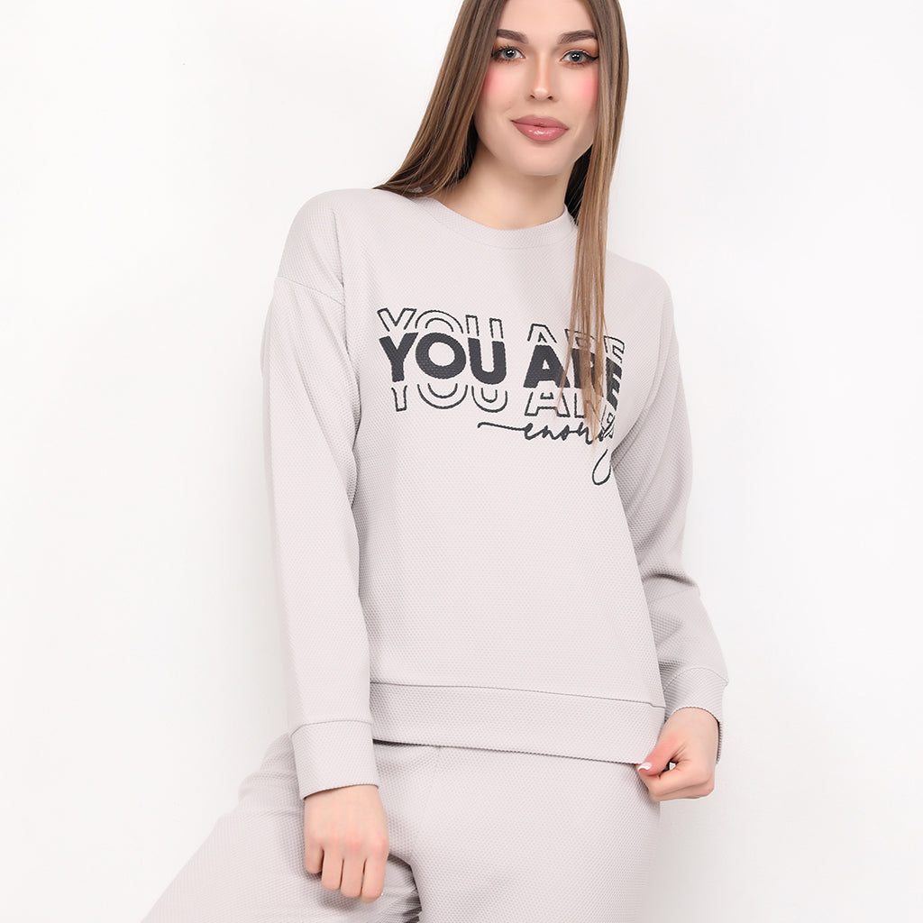 Jacquard Pajama You Are Enough