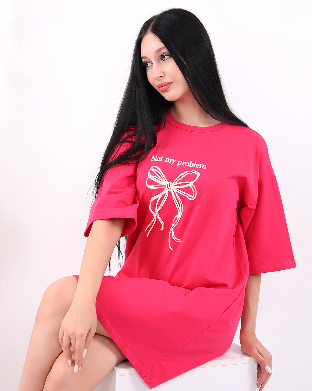 Cotton Bow Nightshirt