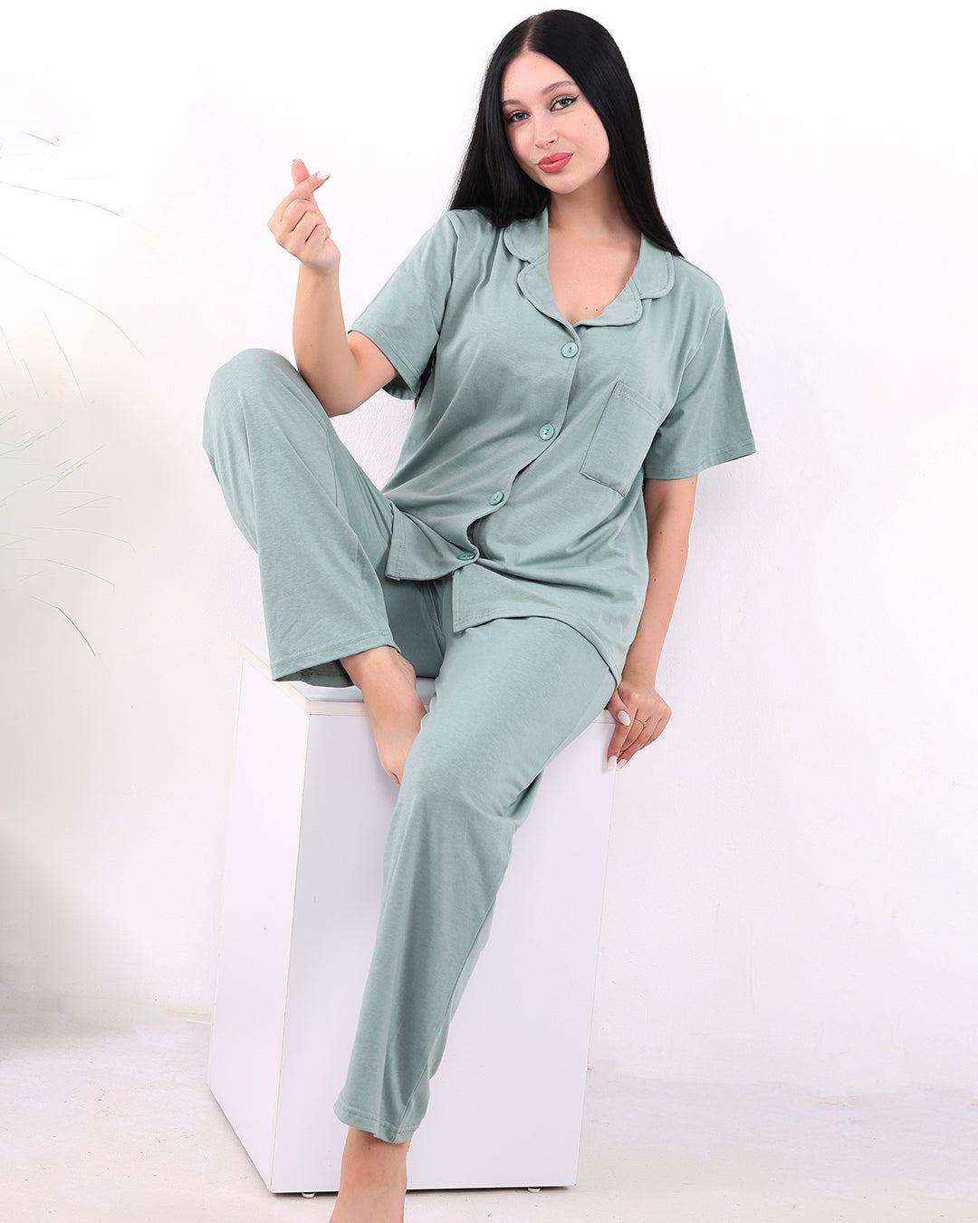 Classic Plain Cotton Pajama