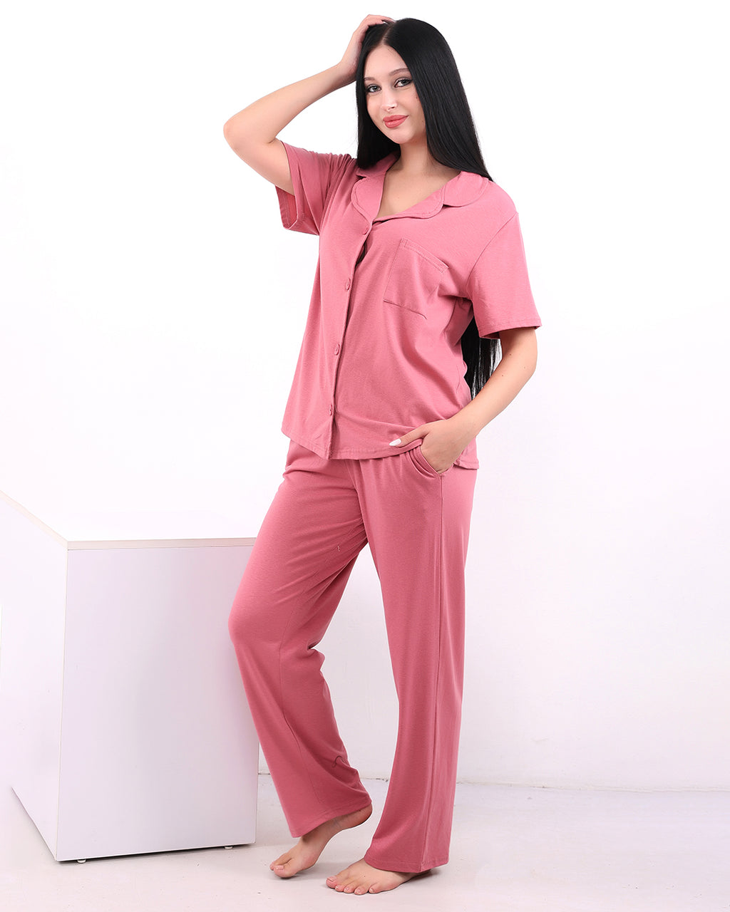 Classic Plain Cotton Pajama