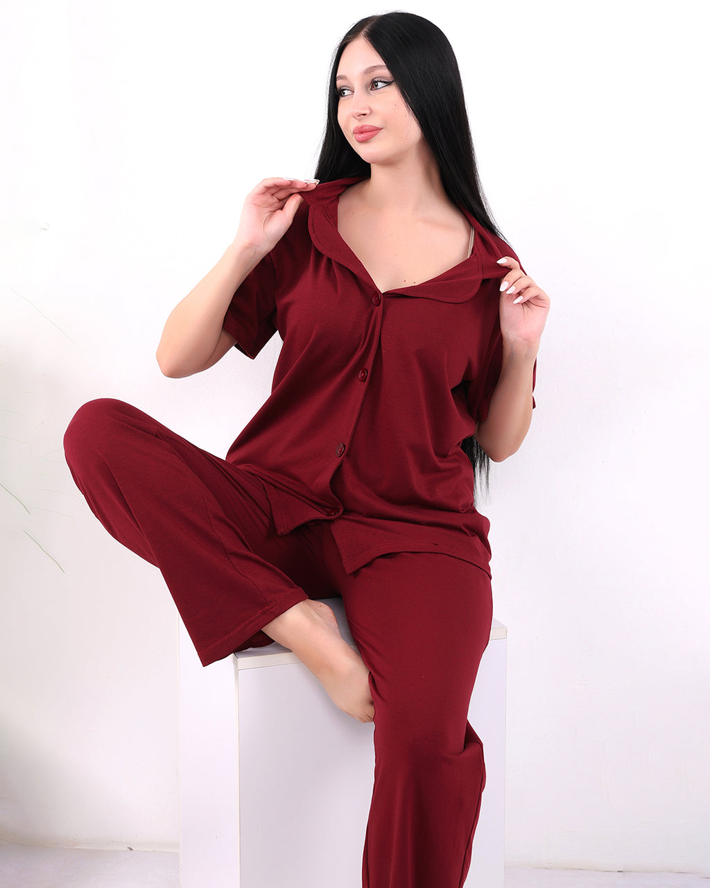 Classic Plain Cotton Pajama