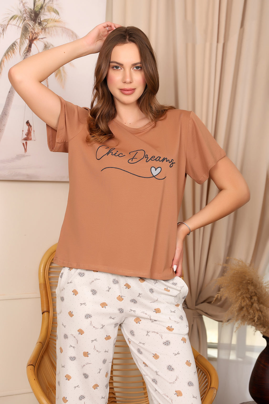 Chic Dreams Cotton Pajama