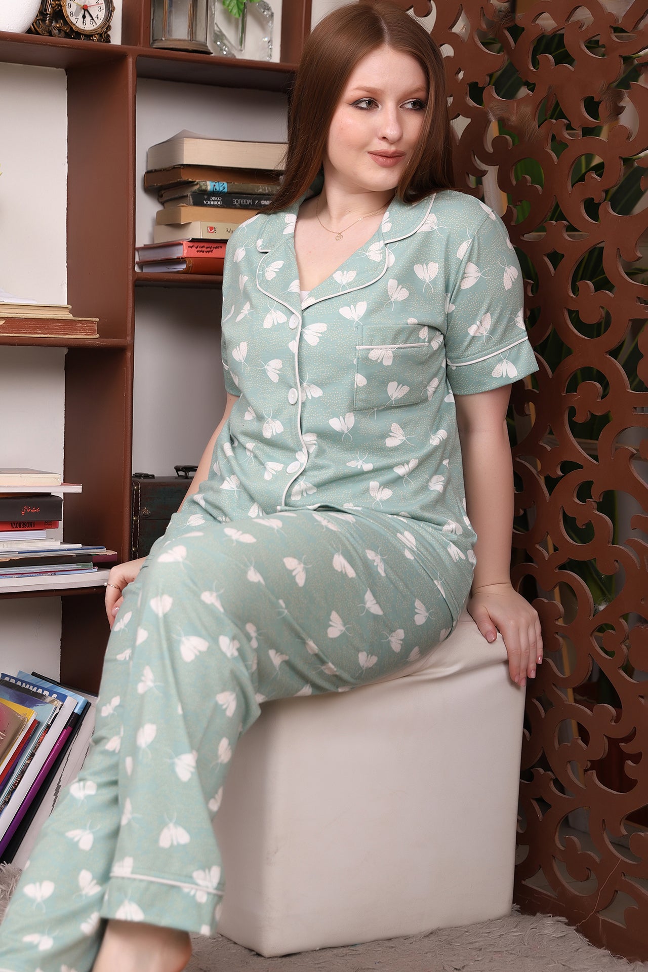 Classic Butterfly Cotton Pajama