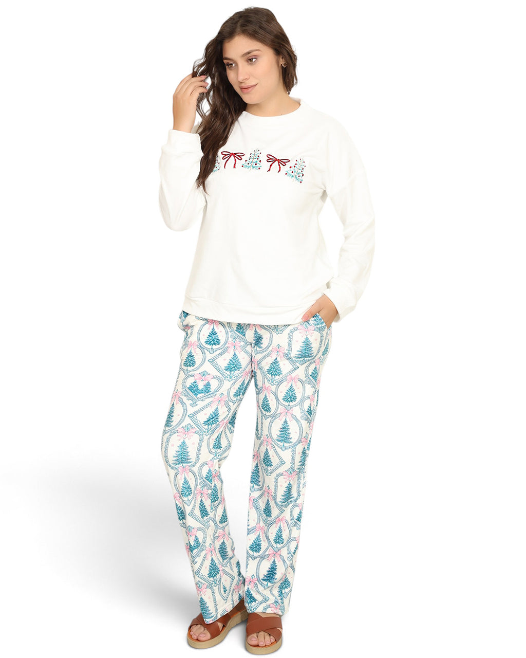 Christmas Tree Velvet Pajama