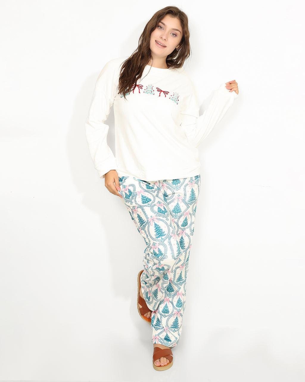 Christmas Tree Velvet Pajama