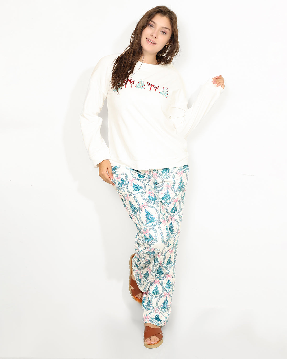 Christmas Tree Velvet Pajama