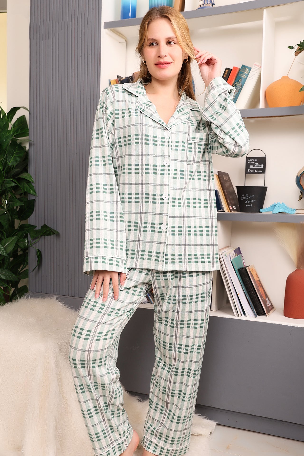 Classic Cotton Plaid Pajama