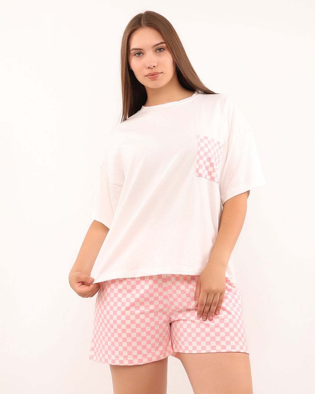 Cotton Checkerboard Pajama