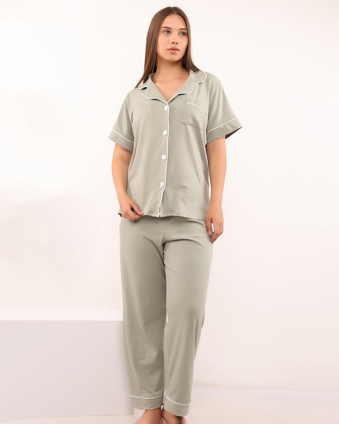 Classic Plain Cotton Pajama