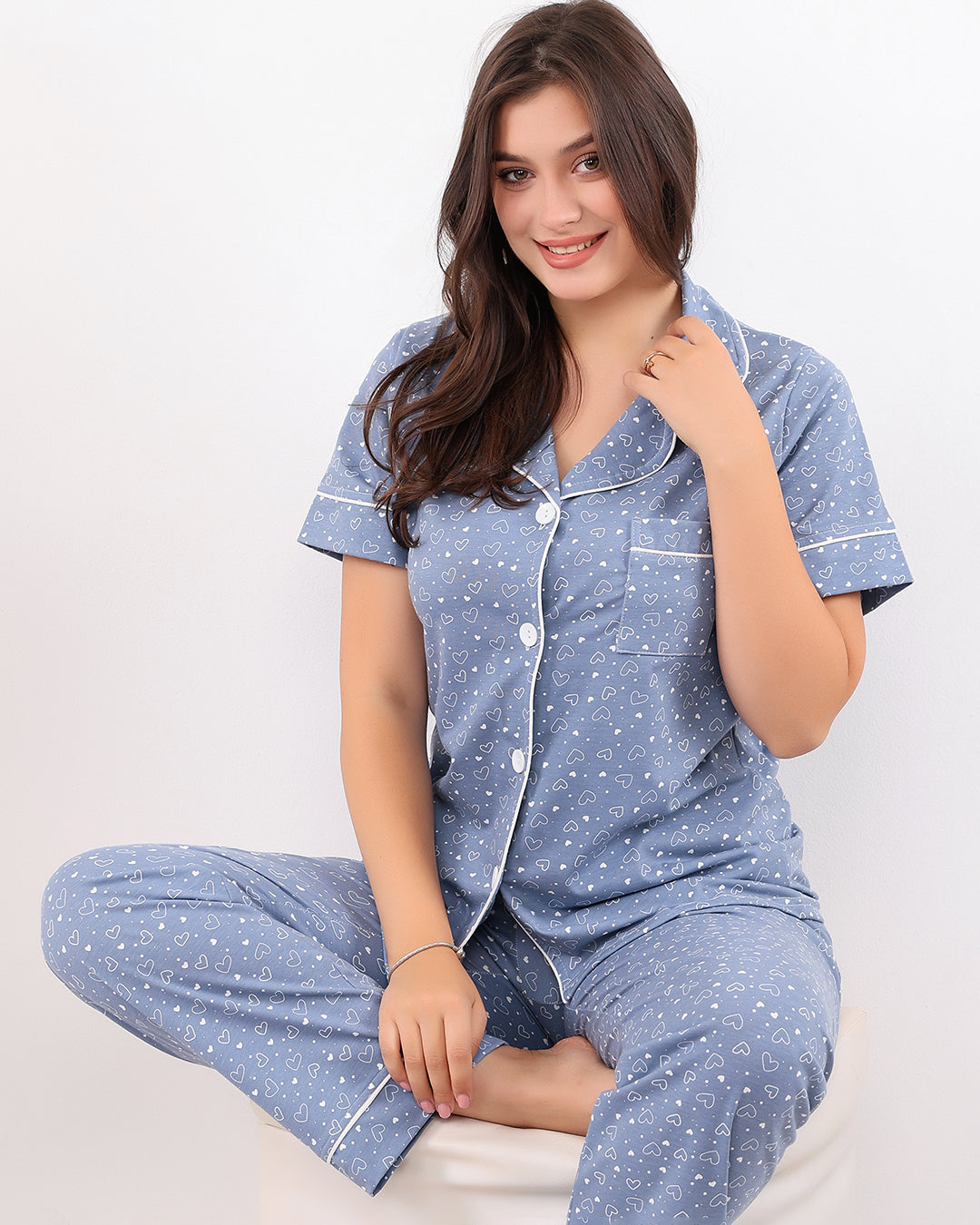Classic Cotton Hearts Pajama