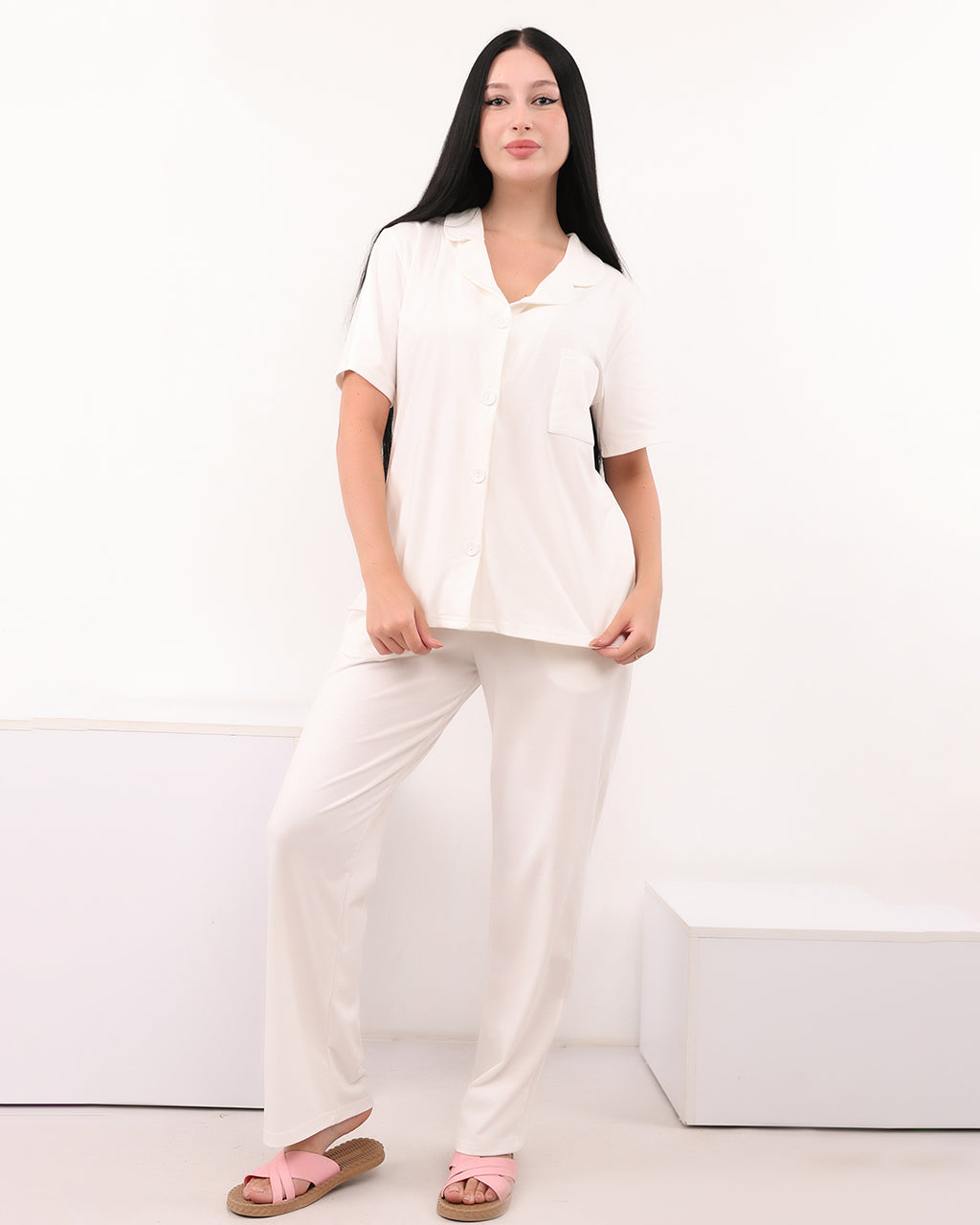 Classic Plain Cotton Pajama