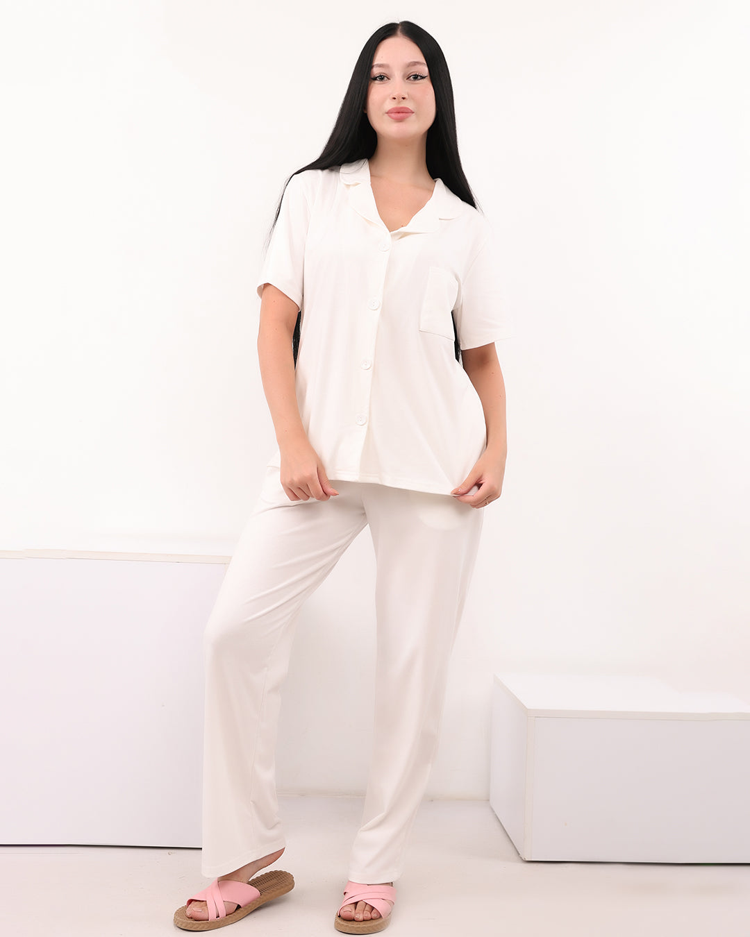 Classic Plain Cotton Pajama