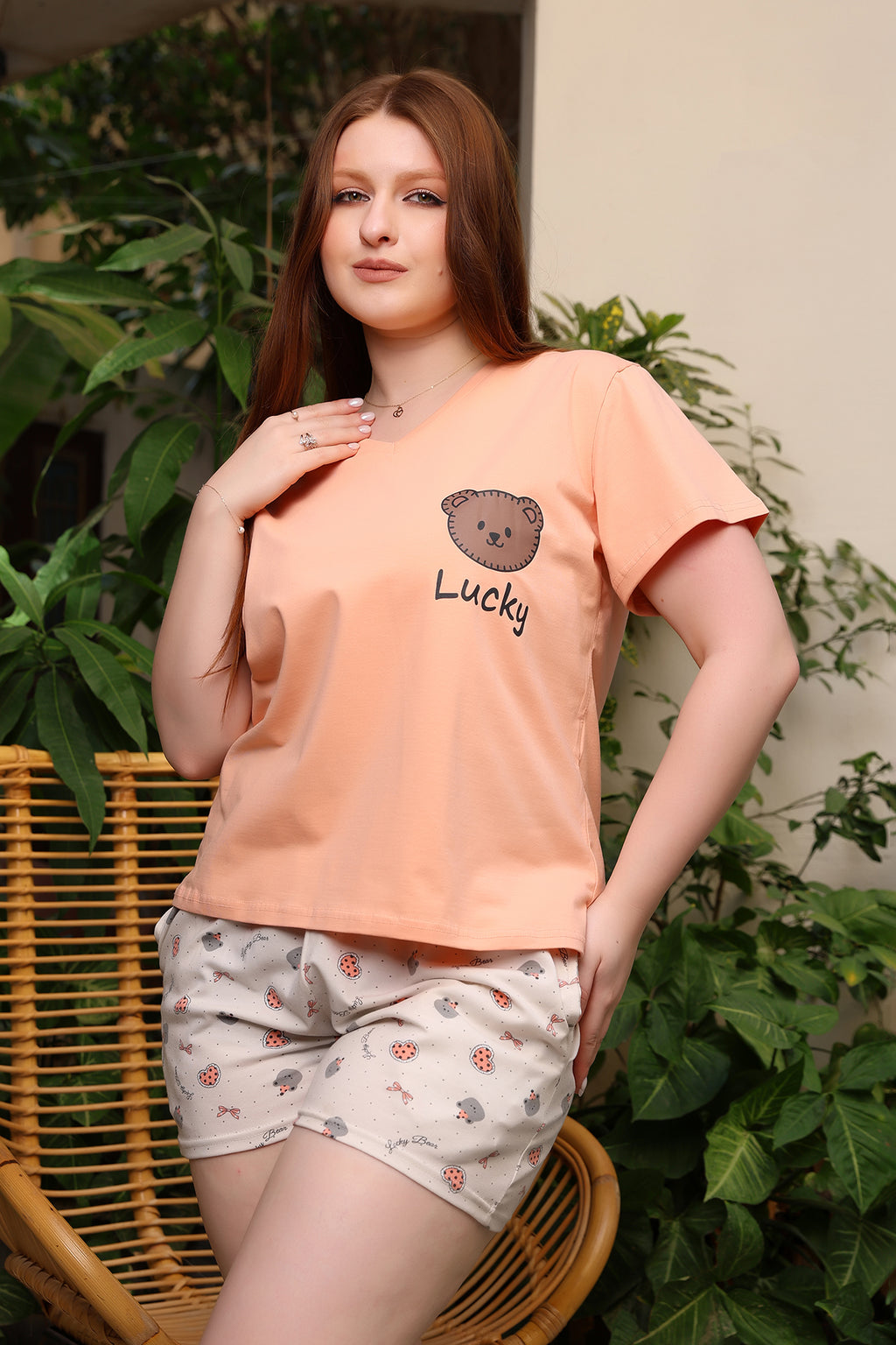Lucky Teddy Cotton Pajama