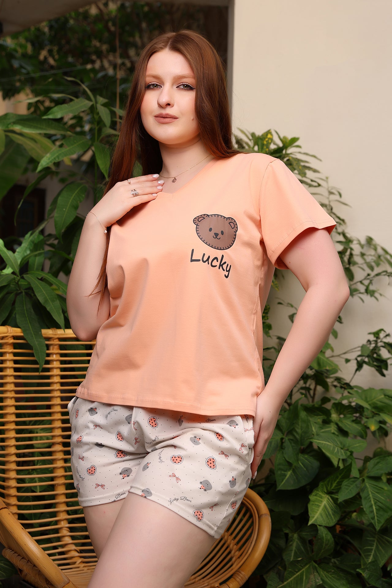 Lucky Teddy Cotton Pajama