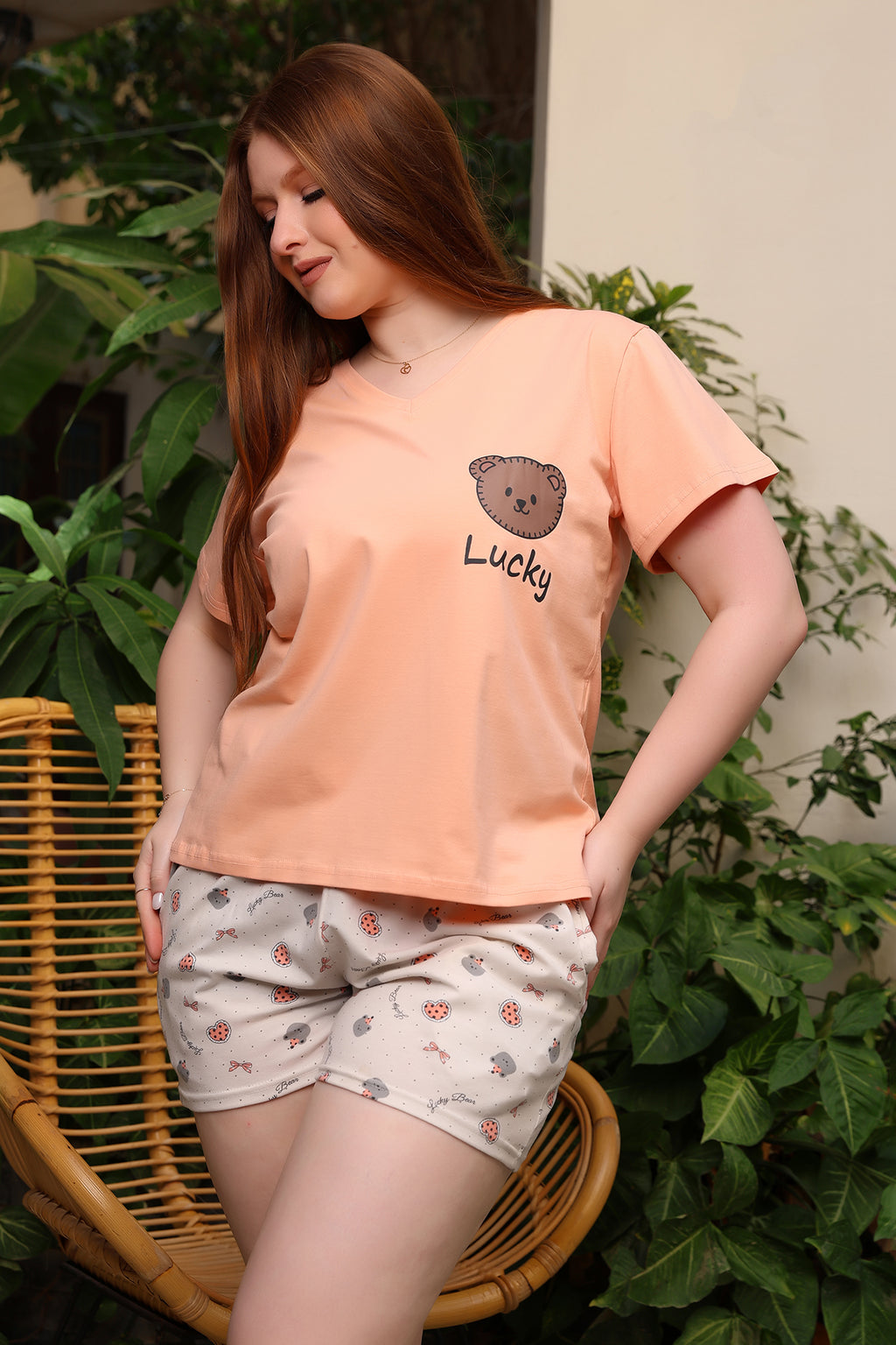 Lucky Teddy Cotton Pajama