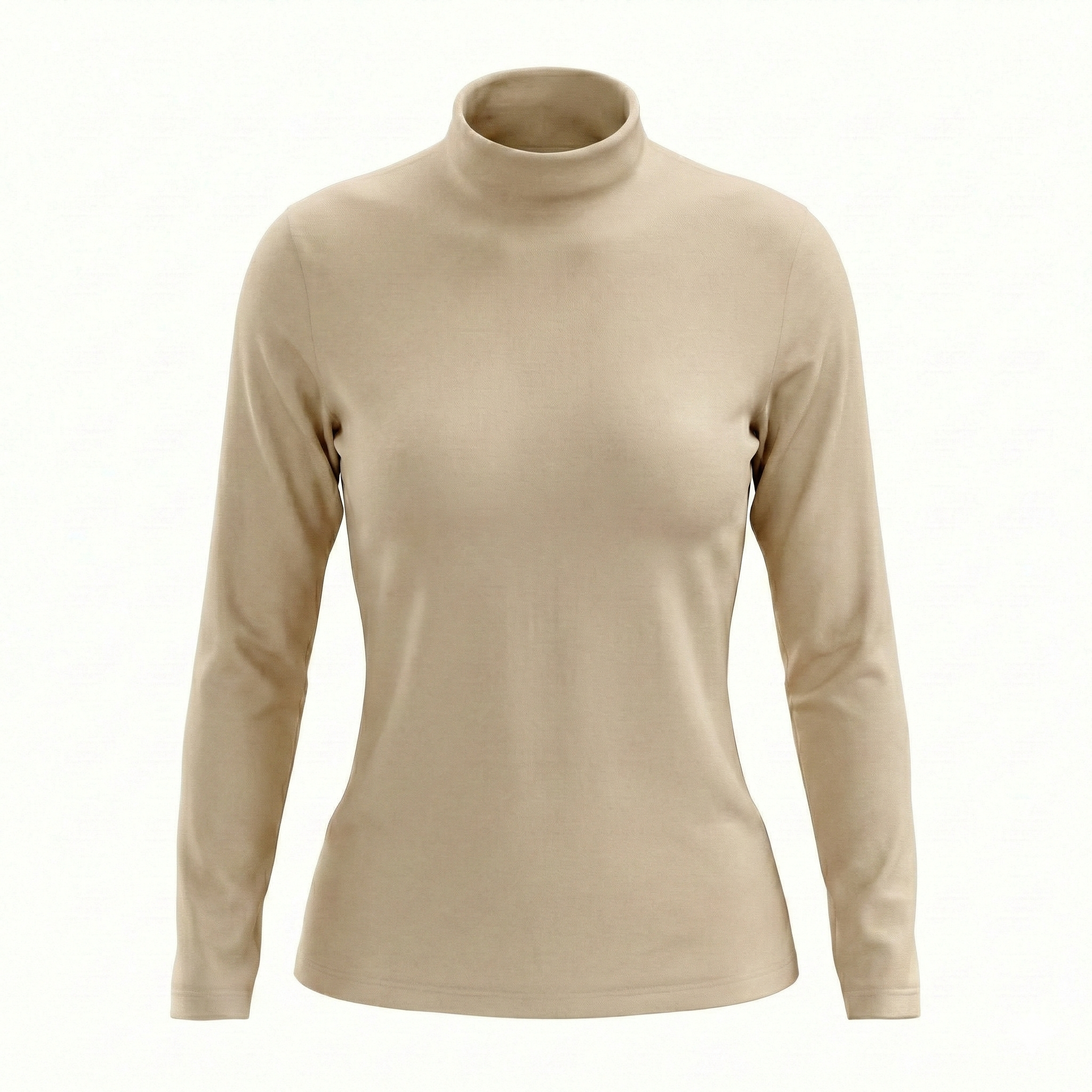 High Neck Long Sleeve Top