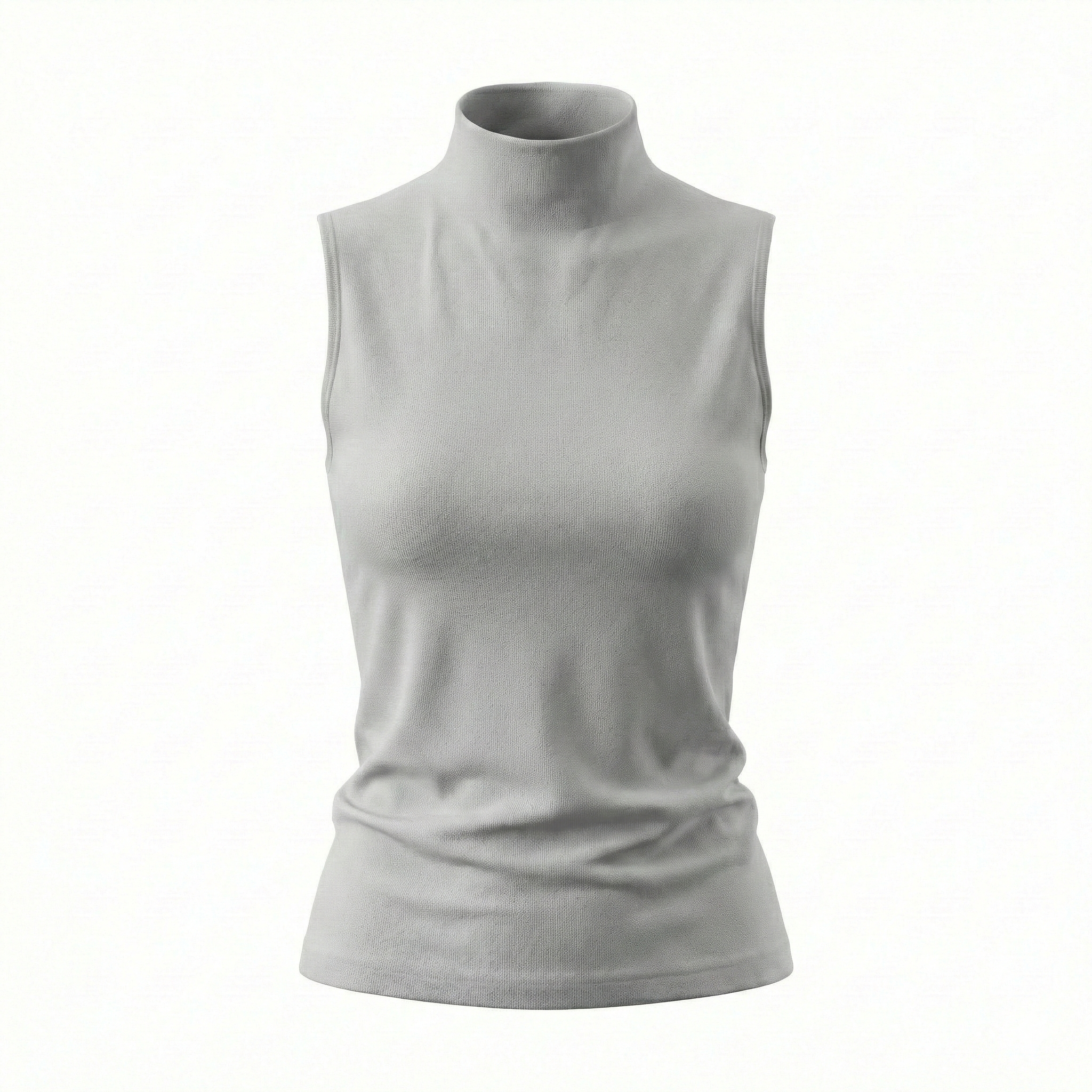 High Neck Cut Top