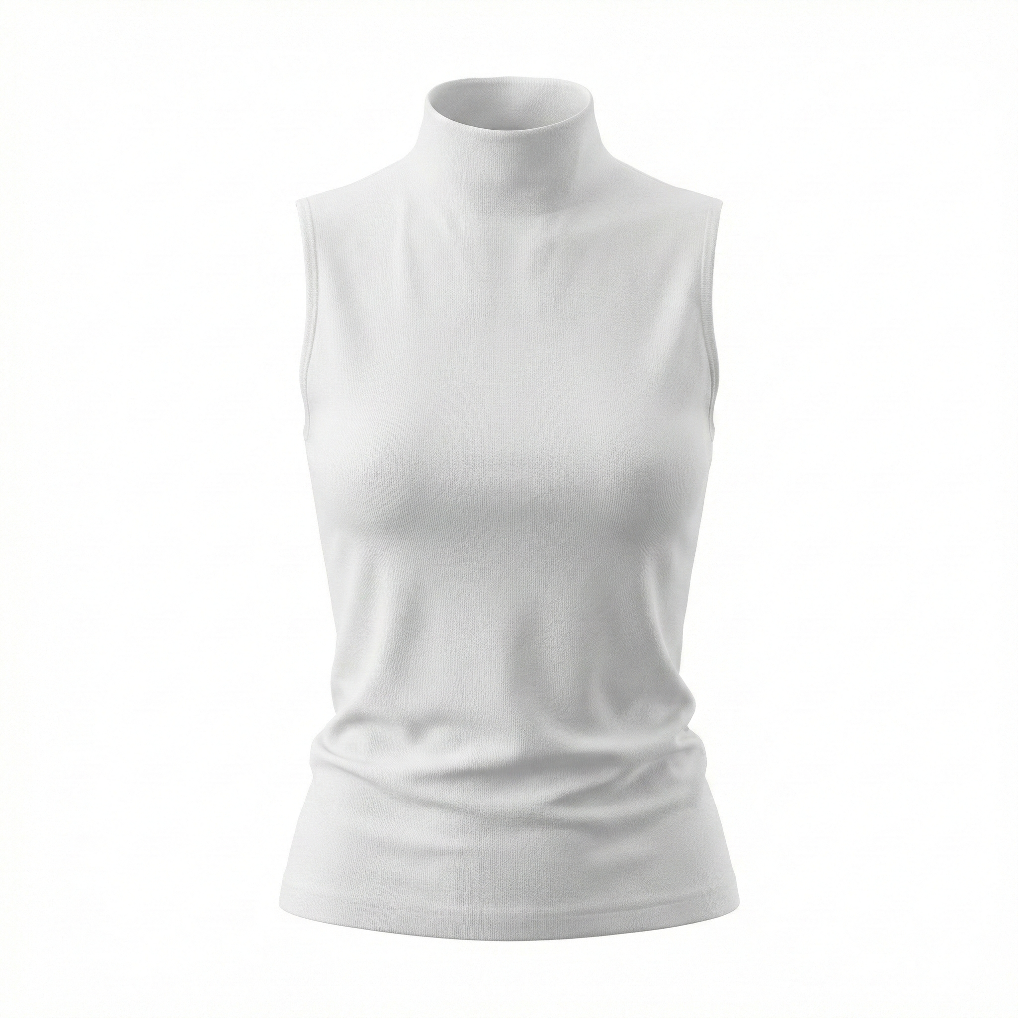 High Neck Cut Top