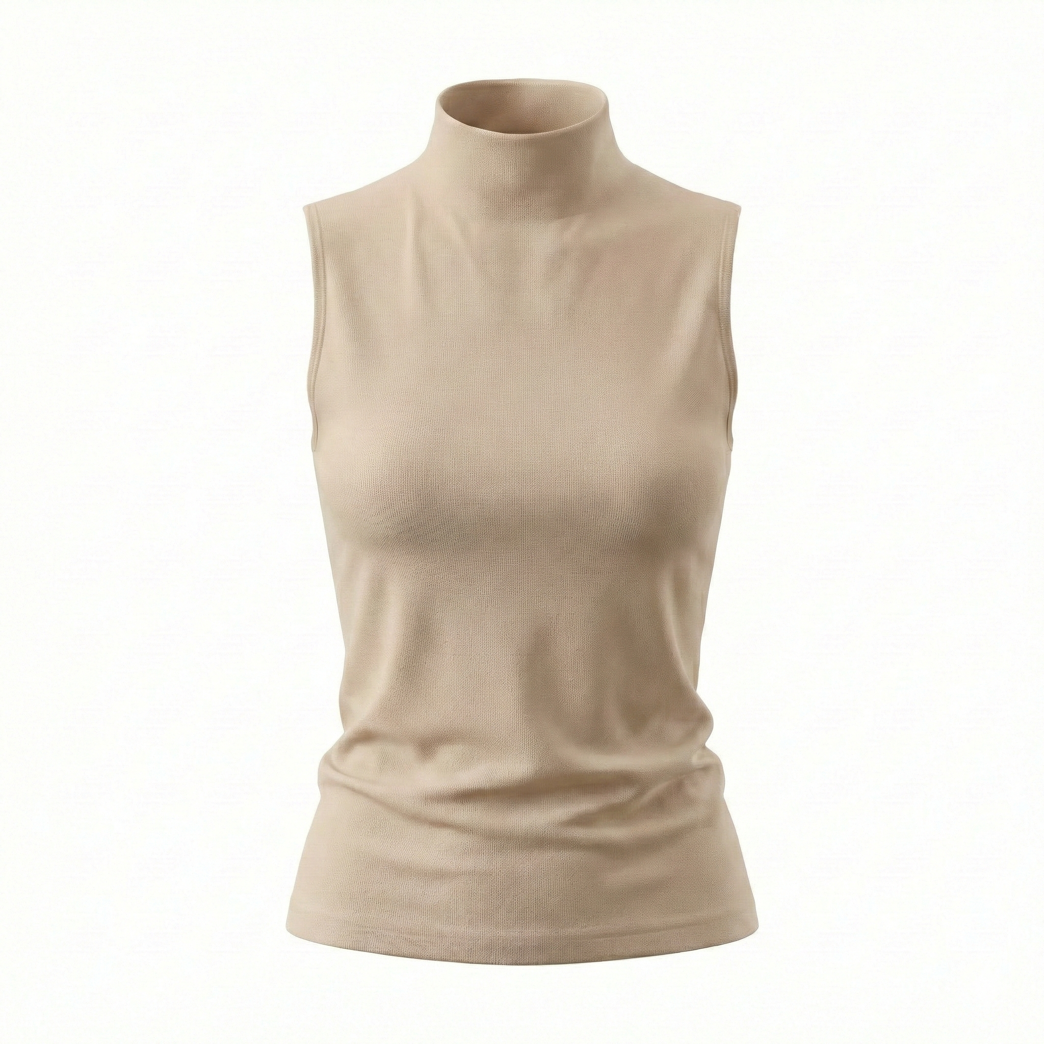 High Neck Cut Top