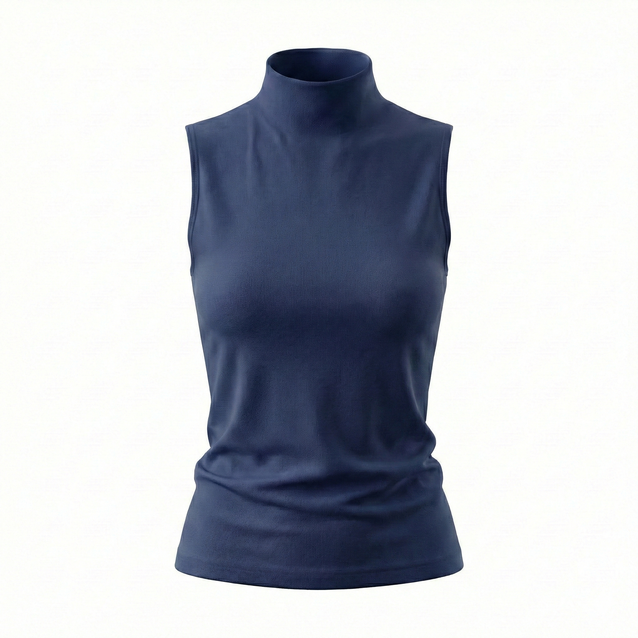 High Neck Cut Top