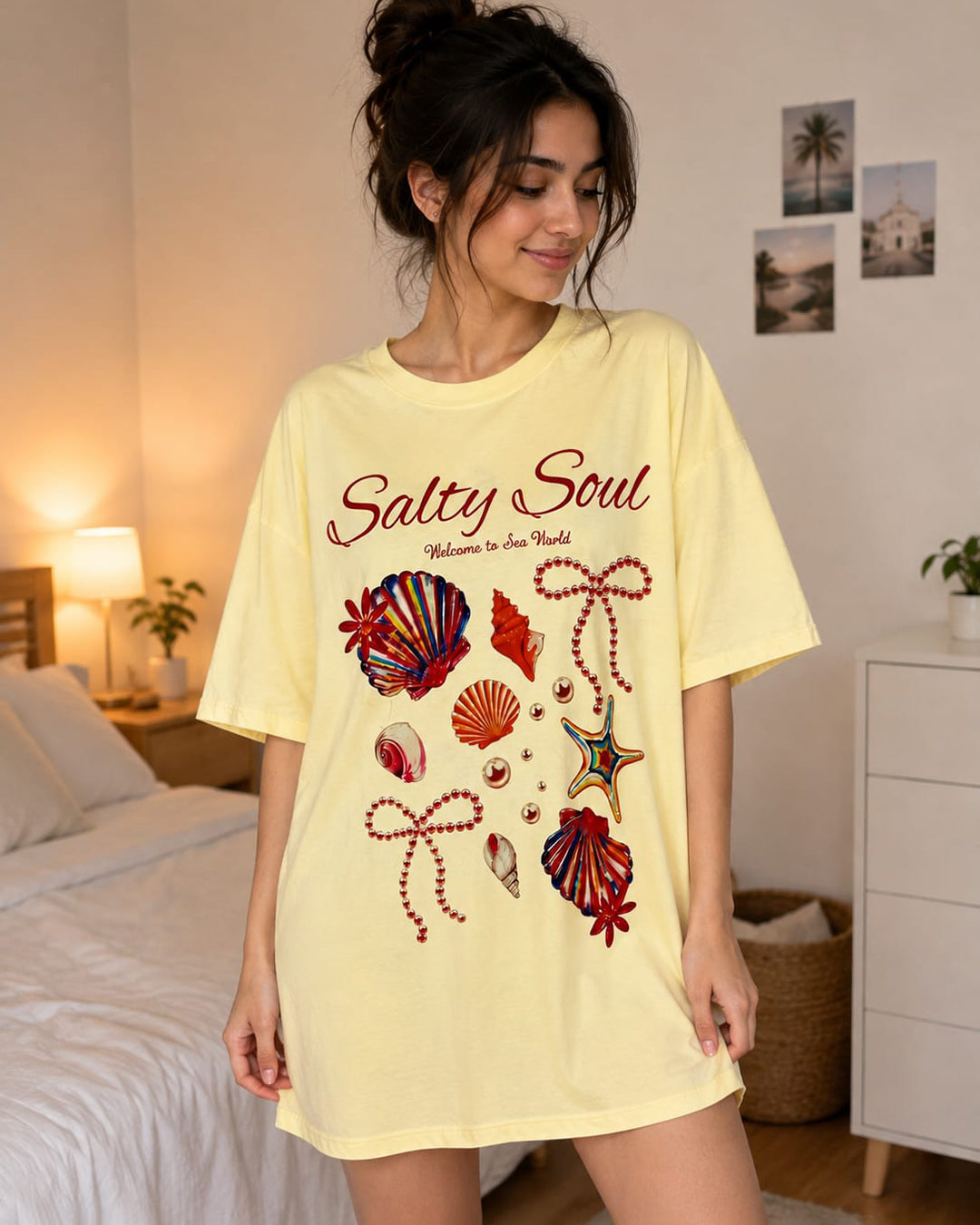 Cotton Bow Nightshirt