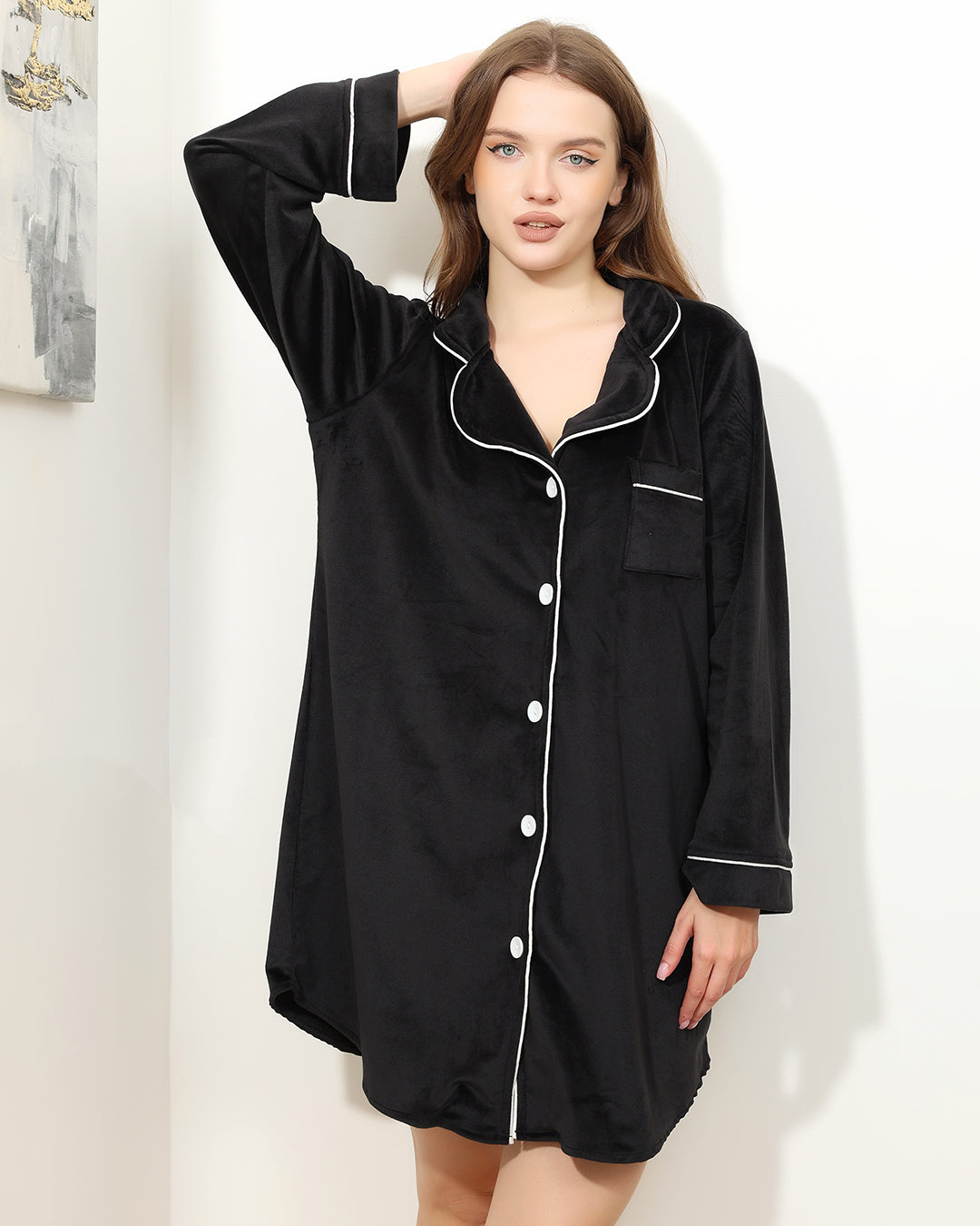 Classic Velvet Nightshirt