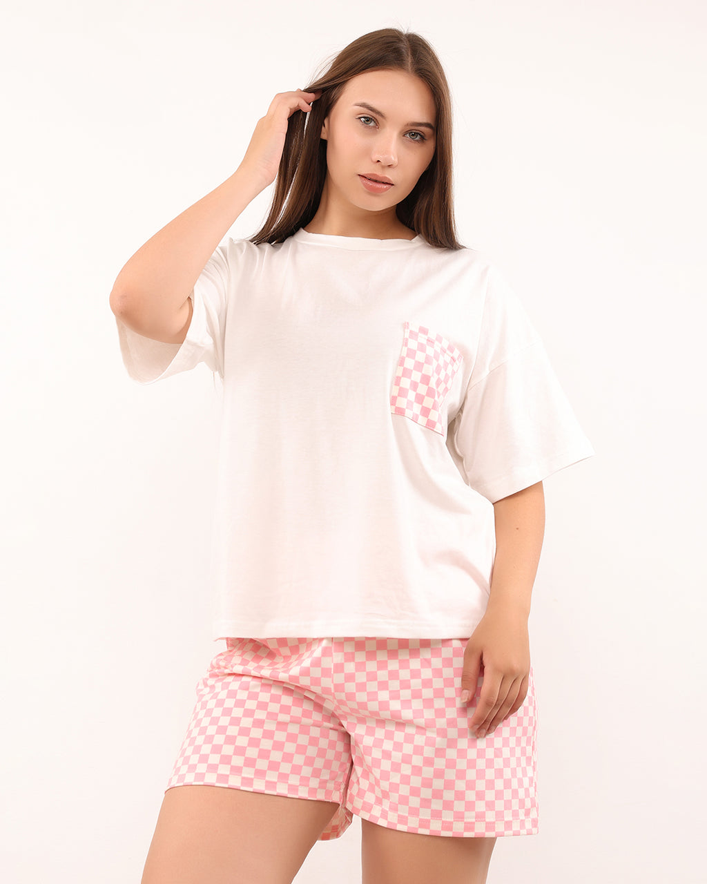 Cotton Checkerboard Pajama