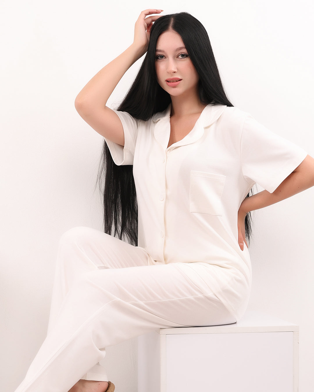 Classic Plain Cotton Pajama