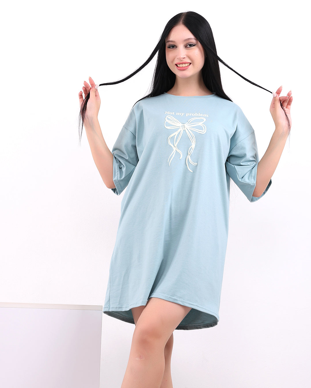 Cotton Bow Nightshirt